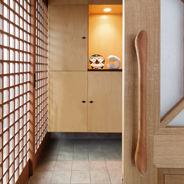 Doorhandle Sugatakatachi, Sugata Tachi Japanese Wooden Hand Made Door Handles And Knobs