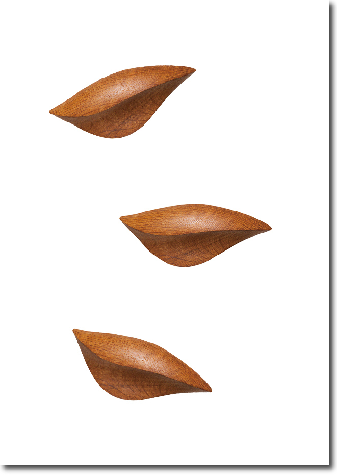 sugatakatachi, wooden furniture knob leaf
