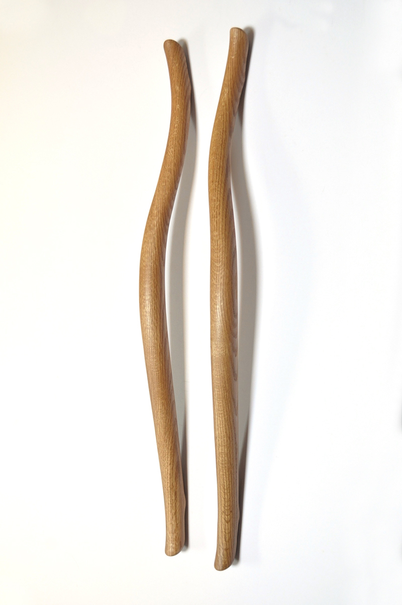 すがたかたち木製ドアハンドルS-80