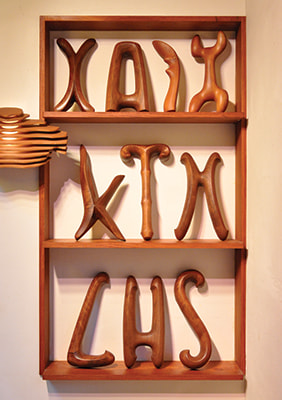 木製ドアハンドルすがたかたちアルファベット