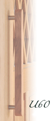 すがたかたち木製ドアハンドルU60