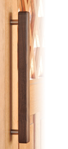 すがたかたち木製ドアハンドルR50