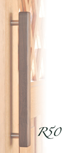 すがたかたち木製ドアハンドルR50