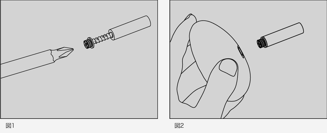 ハンガー＆ノブ_スペーサーφ8×30 or 40mmの場合_図　すがたかたち