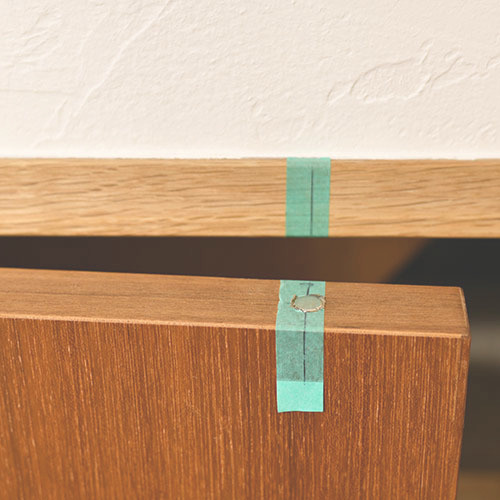 ラッチに連動させる取付方_写真4 すがたかたち