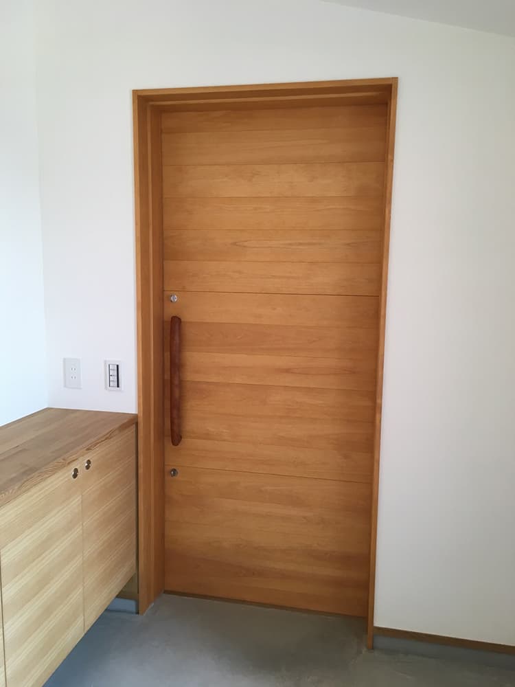 木製ドアハンドル施工例すがたかたち