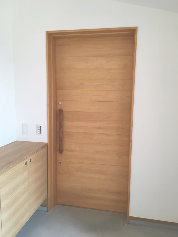 木製ドアハンドル施工例すがたかたち