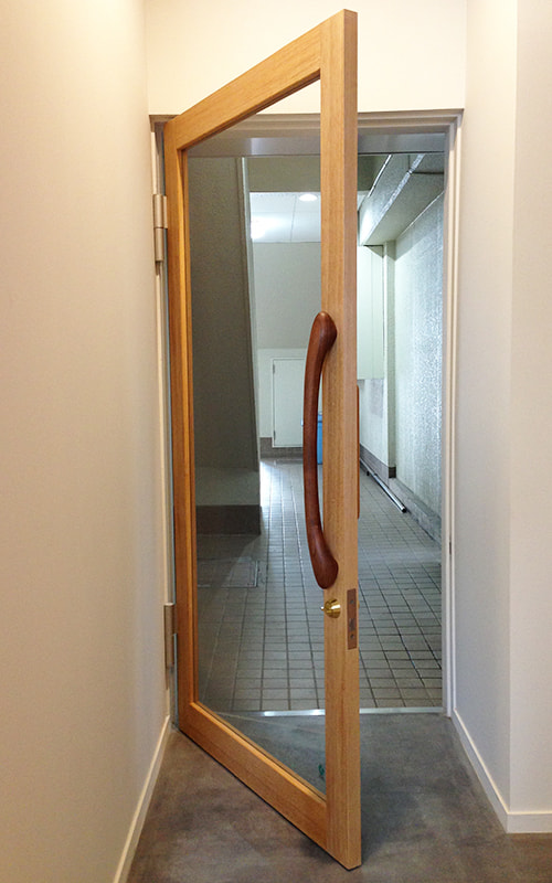 木製ドアハンドル施工例すがたかたち