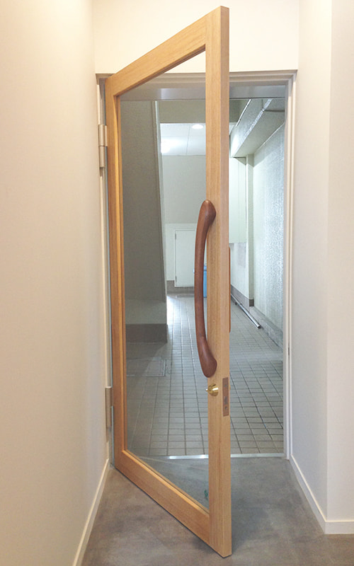 木製ドアハンドル施工例すがたかたち