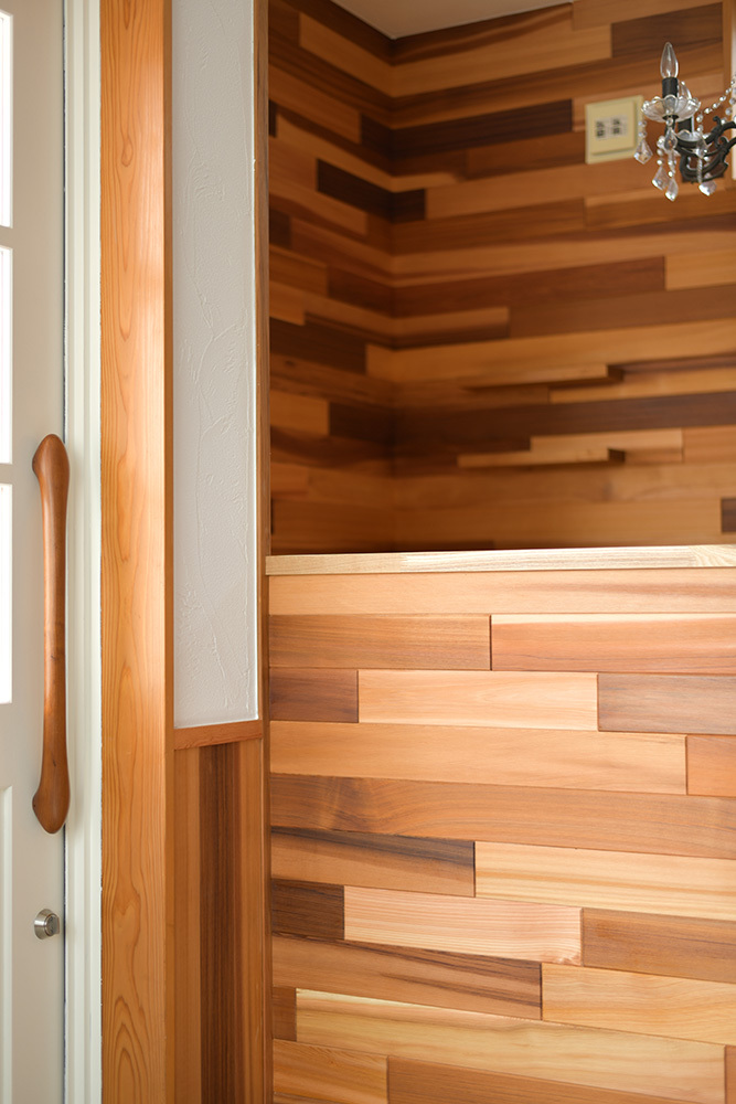 すがたかたち木製ドアハンドル施工例