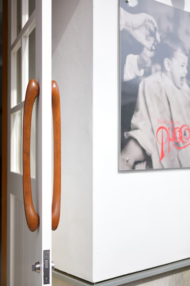 すがたかたち木製ドアハンドル施工例