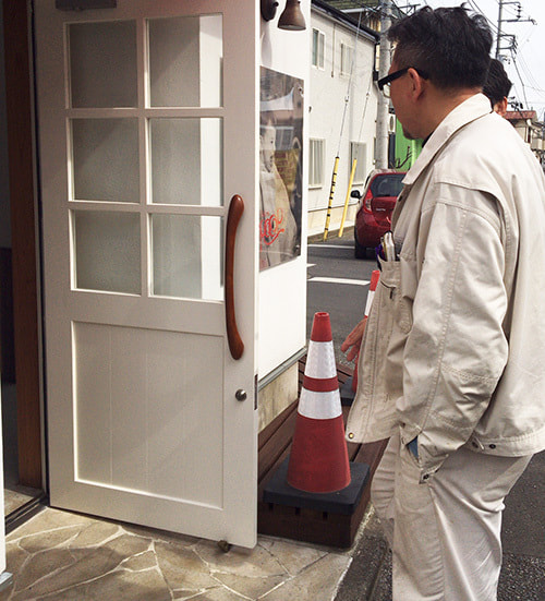 すがたかたち木製ドアハンドル施工例