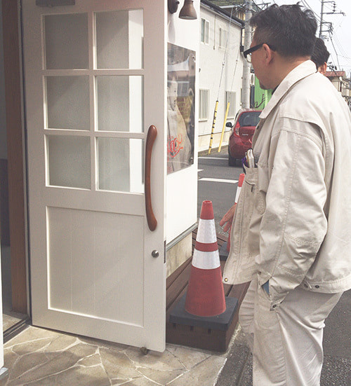 すがたかたち木製ドアハンドル施工例