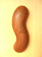 すがたかたち木製ドアハンドルS型（太）
