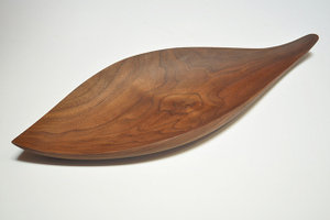 木製 トレー 皿 葉型 すがたかたち