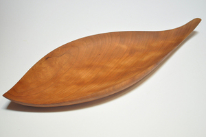 木製 トレー 皿 葉型 すがたかたち