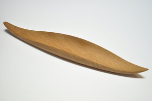 木製 トレー 皿 葉型 すがたかたち