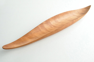 木製 トレー 皿 葉型 すがたかたち