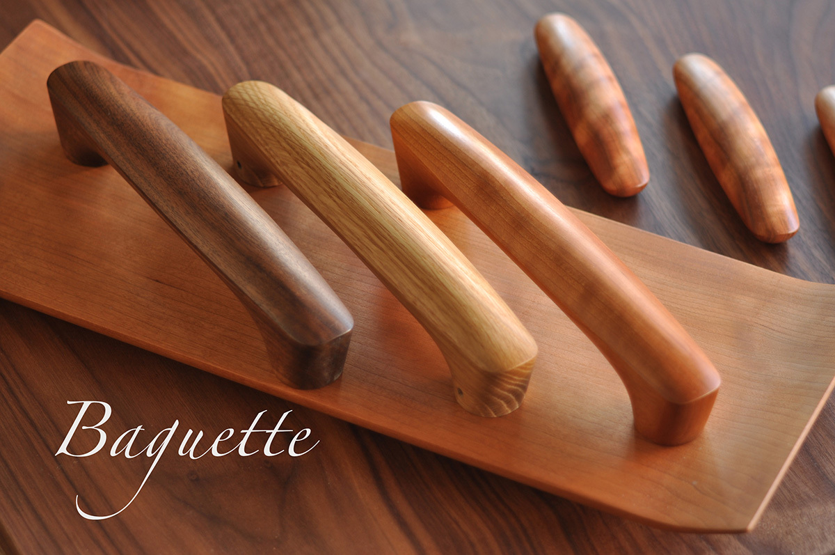 すがたかたち木製ドアハンドルAS