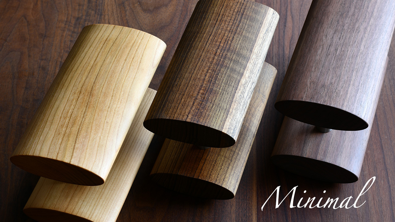 すがたかたち木製ドアハンドルMinimal