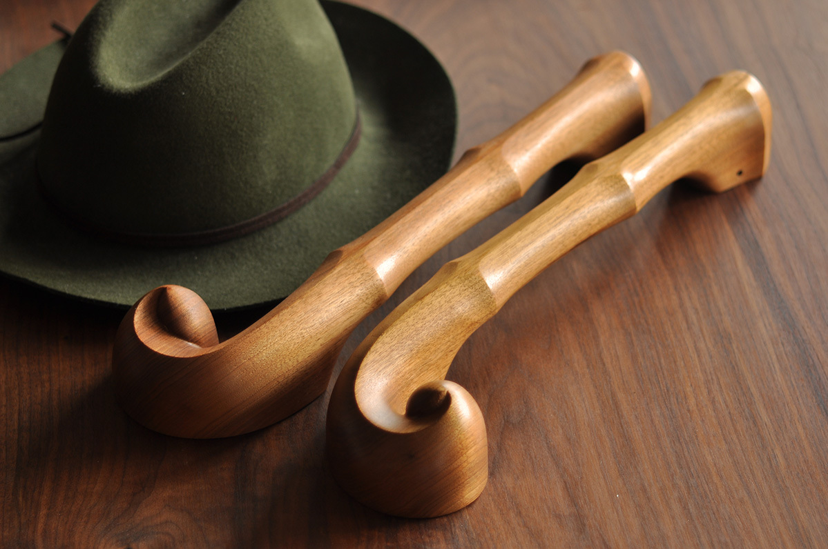 すがたかたち木製ドアハンドルXJ