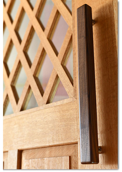 すがたかたち木製ドアハンドル