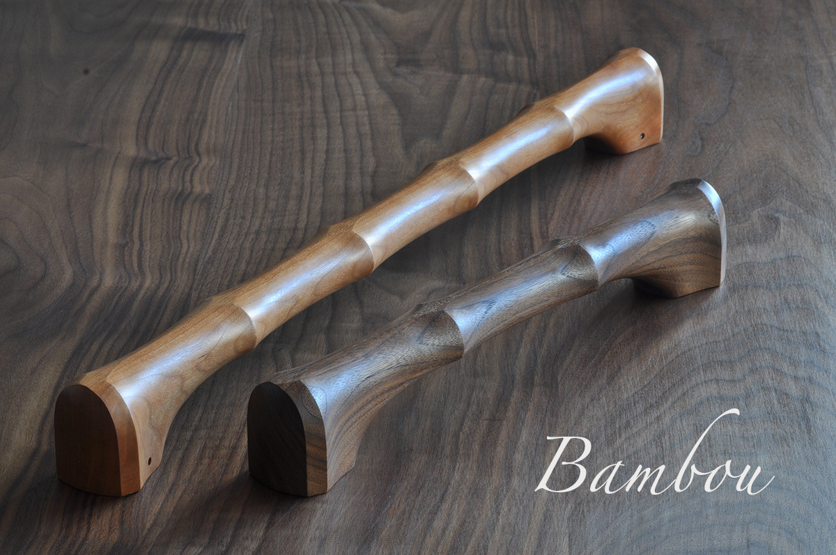 すがたかたち木製ドアハンドルBamboo